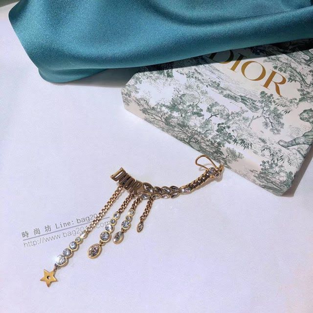 Dior飾品 迪奧經典熱銷款耳釘 專櫃新款羽毛馬眼耳鉤  zgd1008